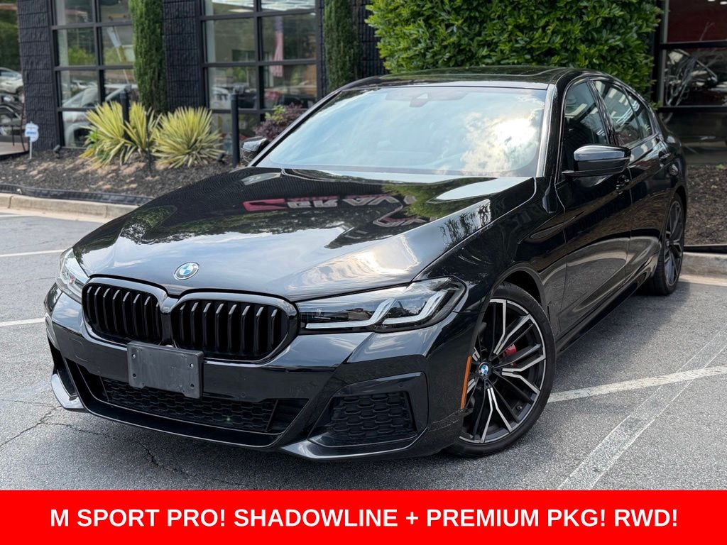 Black Sapphire Metallic 2023 BMW 5 Series Sedan Rear-Wheel Drive 8-Speed Automatic