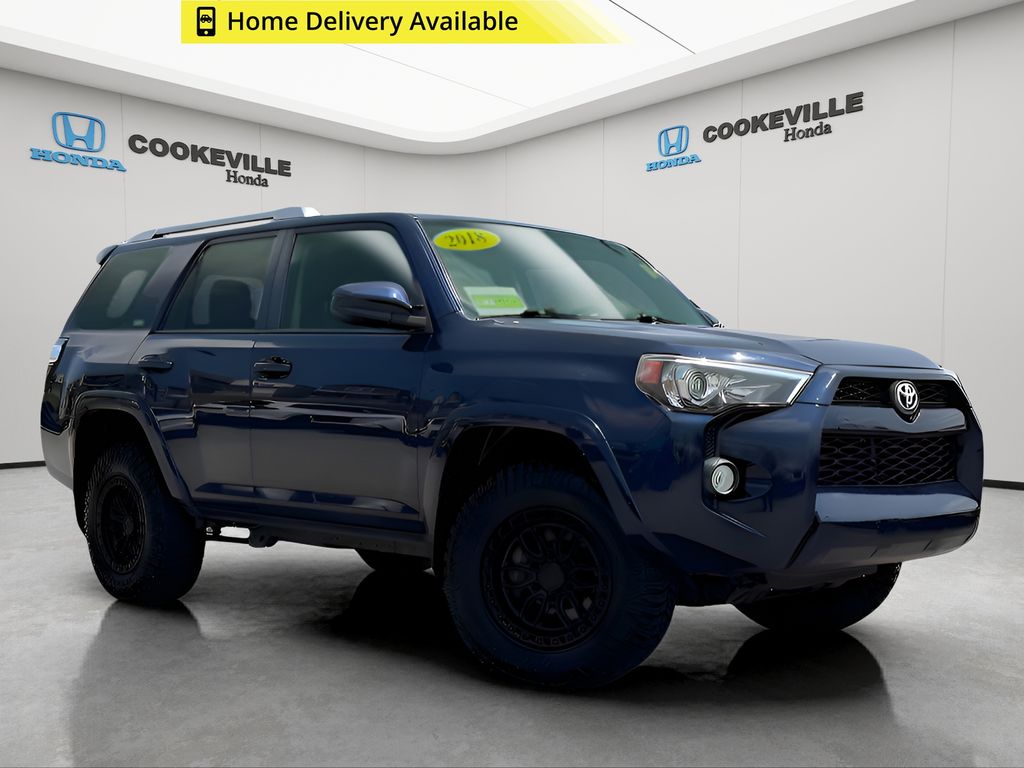 Nautical Blue Metallic 2018 Toyota 4Runner SUV / Crossover Four-Wheel Drive 5-Speed Automatic Overdrive