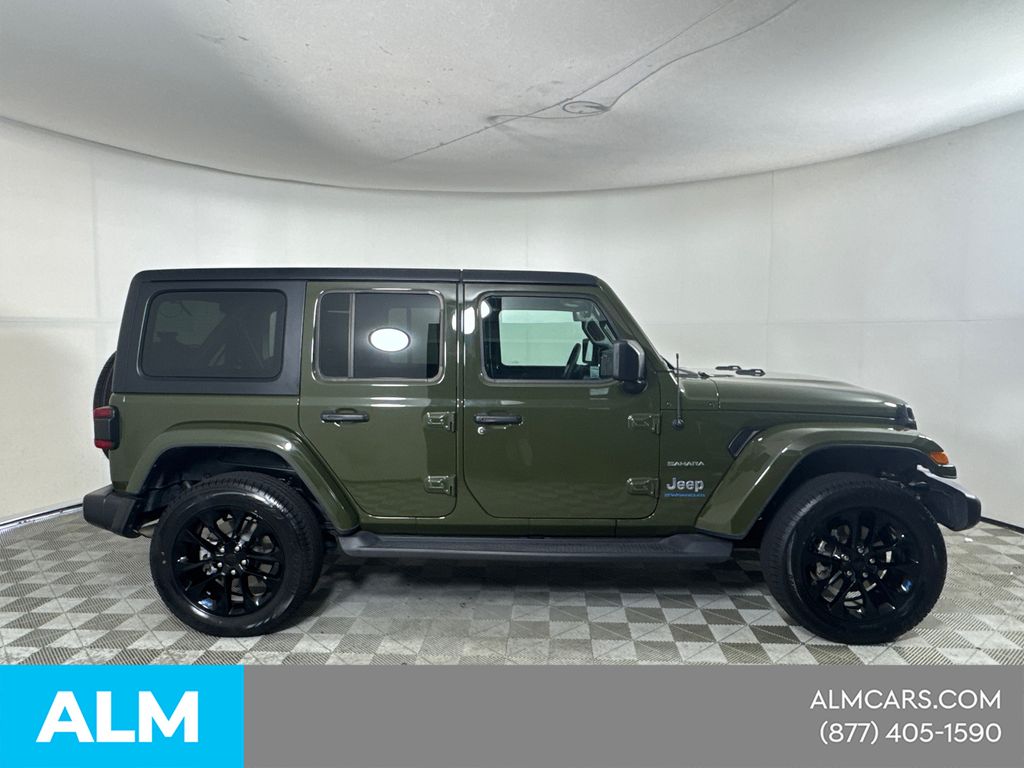 Used 2023 Green Jeep Sahara 4xe image 5