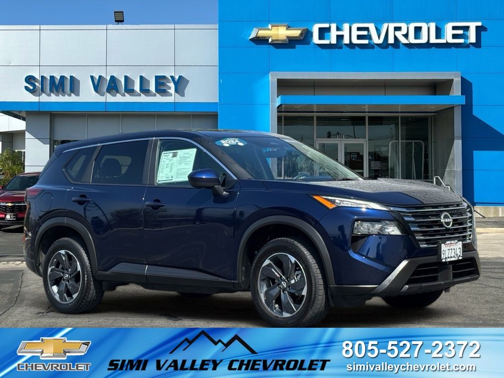 Deep Ocean Blue Pearl 2024 Nissan Rogue SUV / Crossover All-Wheel Drive Continuously Variable Transmission