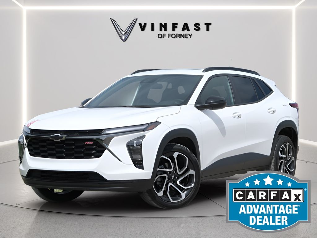 Summit White 2025 Chevrolet Trax RS with 2RS FWD SUV / Crossover Front-Wheel Drive 6-Speed Automatic