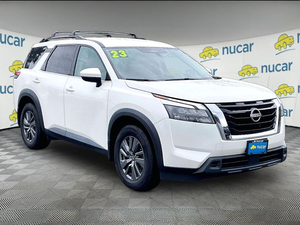 White 2023 Nissan Pathfinder SUV / Crossover All-Wheel Drive 9-Speed Automatic
