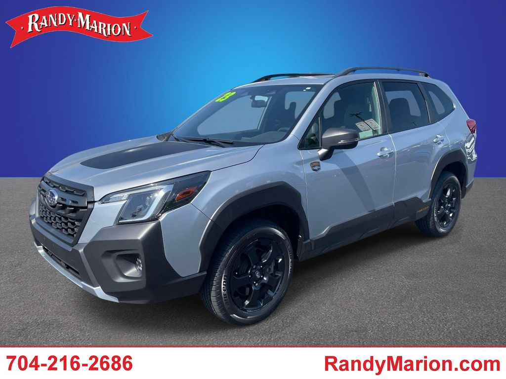 Ice Silver Metallic 2023 Subaru Forester SUV / Crossover All-Wheel Drive Continuously Variable Transmission