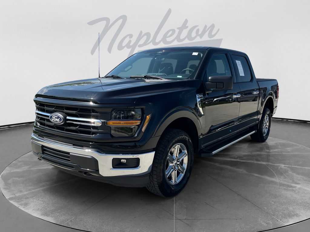 Black Metallic 2025 Ford F-150 Pickup Truck Four-Wheel Drive Automatic