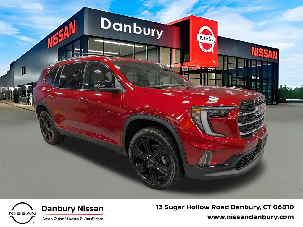 Volcanic Red Tintcoat 2024 GMC Acadia SUV / Crossover Four-Wheel Drive 8-Speed Automatic