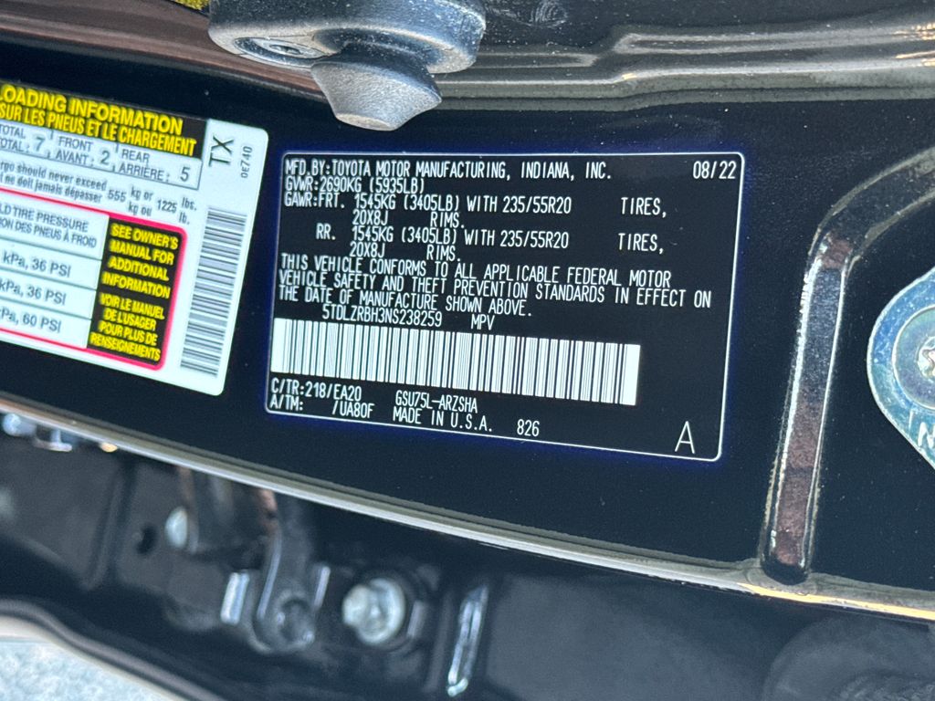 Used 2022 Black Toyota XSE image 51