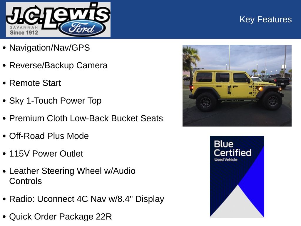 2022 Jeep Wrangler Unlimited Rubicon 4x4