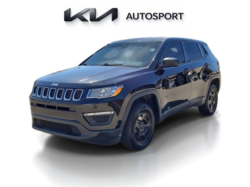 Diamond Black Crystal Pearlcoat 2021 Jeep Compass Sport 4WD SUV / Crossover Four-Wheel Drive 9-Speed Automatic