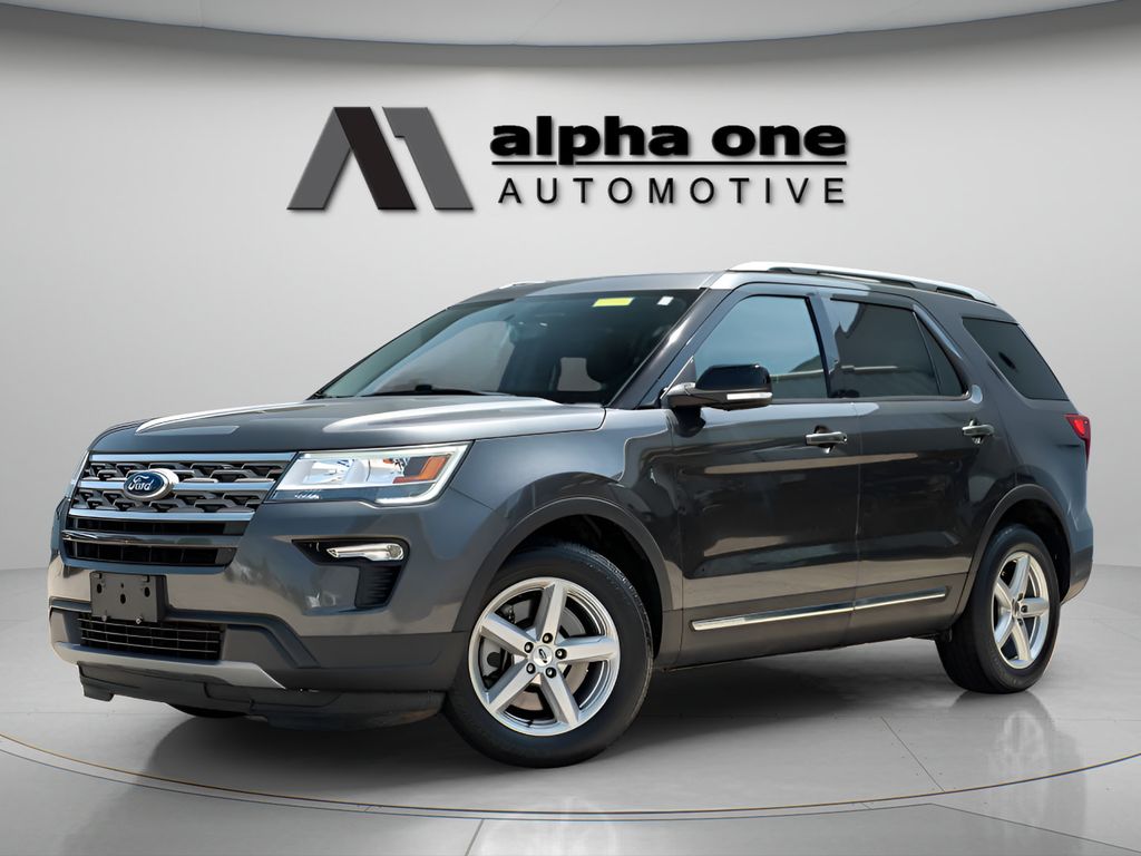 Gray (Magnetic Metallic) 2018 Ford Explorer SUV / Crossover Front-Wheel Drive 6-Speed Automatic