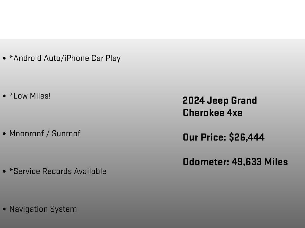 2024 Jeep Grand Cherokee 4xe Blue at South Hills CDJR