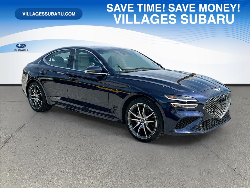 Capri Blue 2023 Genesis G70 Sedan 8-Speed Automatic