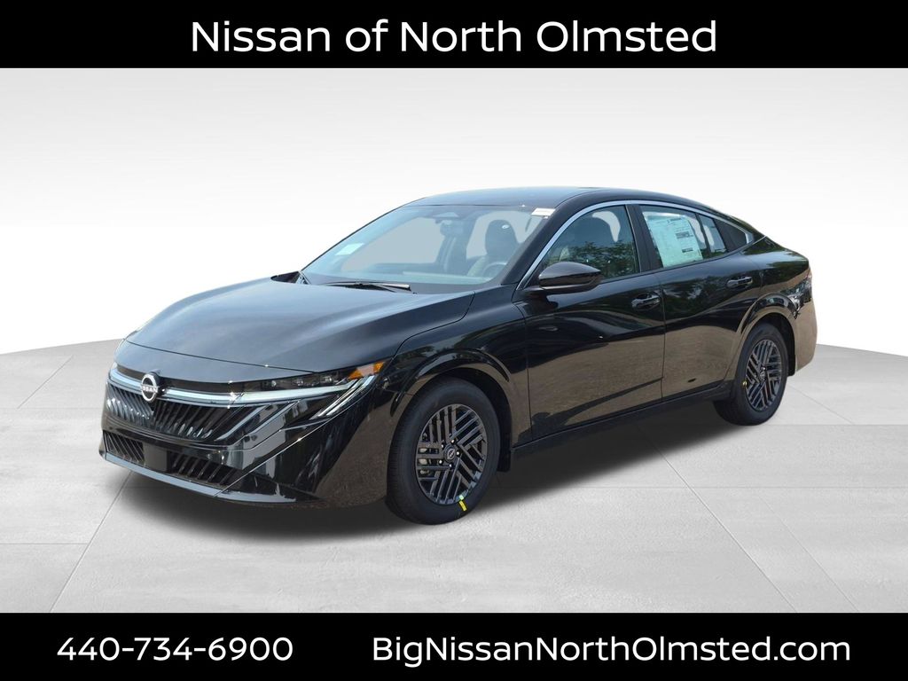 Super Black 2026 Nissan Sentra Sedan Front-Wheel Drive Continuously Variable Transmission