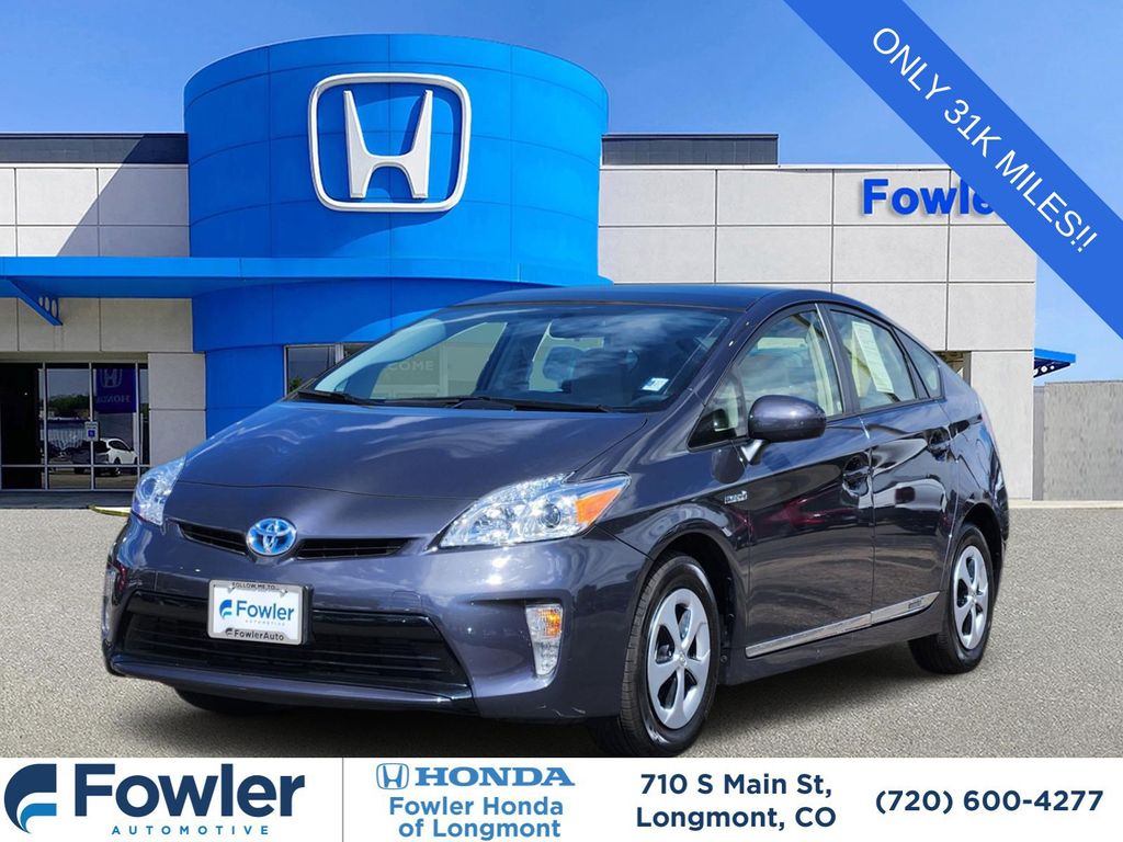 Winter Gray Metallic 2012 Toyota Prius Hatchback Front-Wheel Drive Continuously Variable Transmission
