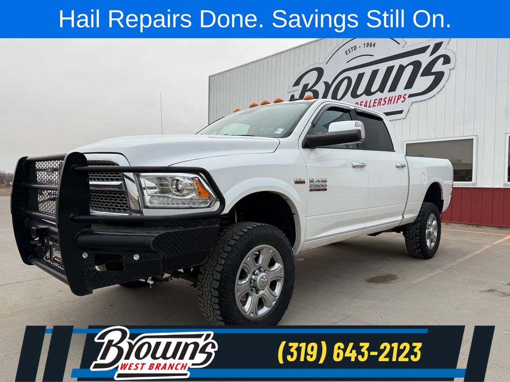 Bright White Clearcoat 2017 RAM 2500 Pickup Truck Four-Wheel Drive 6-Speed Automatic