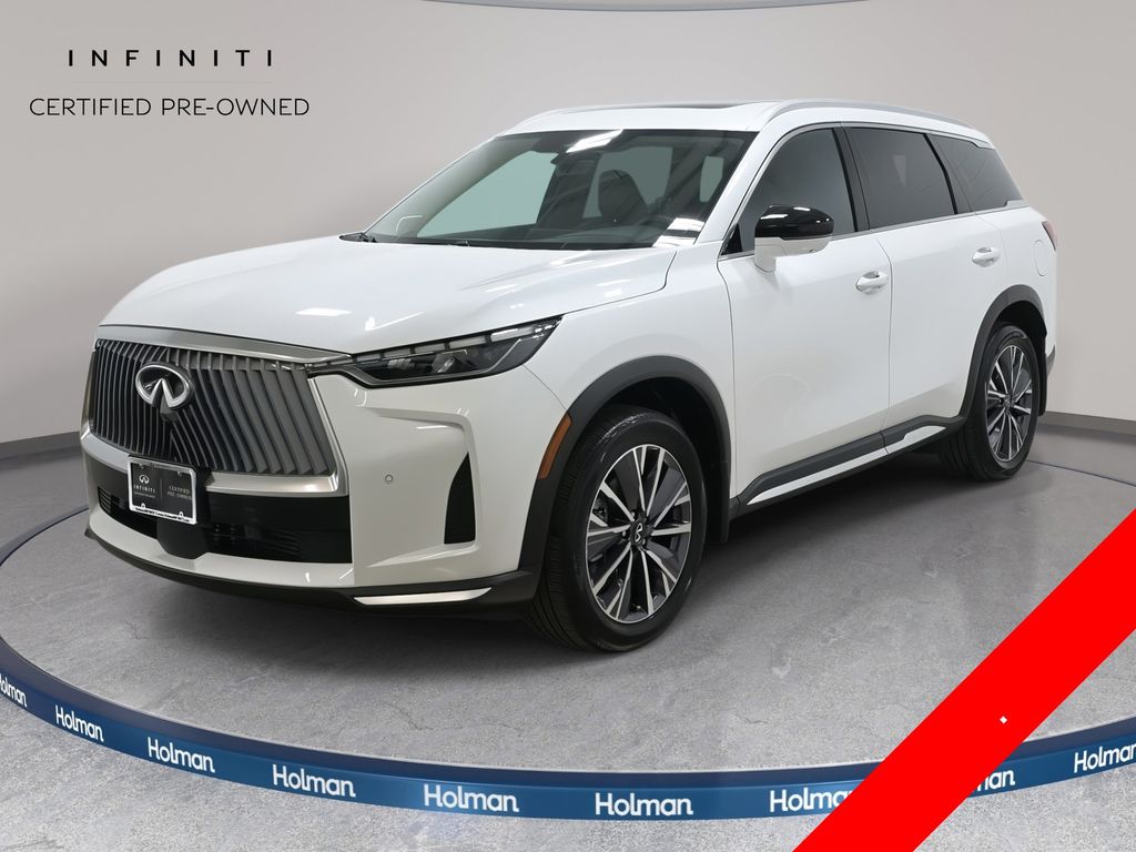 Radiant White 2026 INFINITI QX60 Luxe AWD SUV / Crossover All-Wheel Drive 9-Speed Automatic