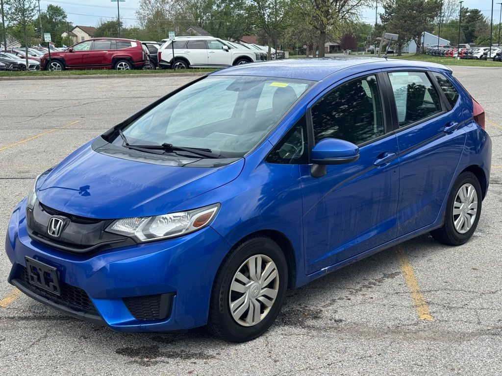 Aegean Blue Metallic 2015 Honda Fit LX Hatchback Front-Wheel Drive 6-Speed Manual