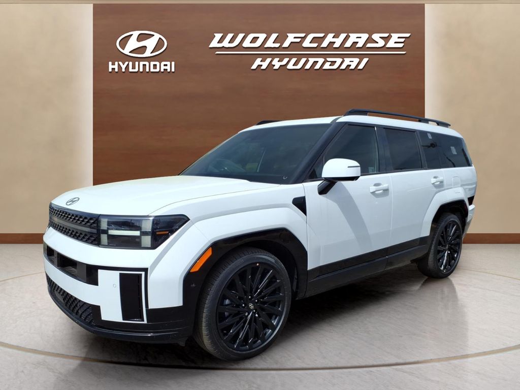 Serenity White 2026 Hyundai Santa Fe Calligraphy AWD SUV / Crossover All-Wheel Drive 8-Speed Automatic