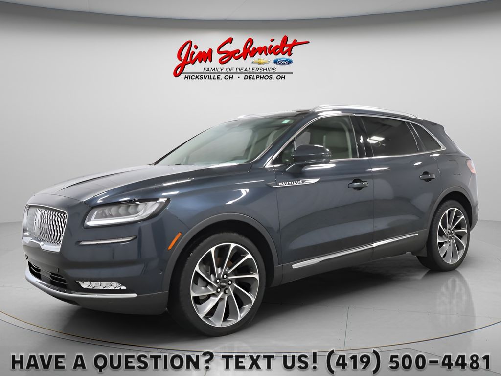 Flight Blue 2021 Lincoln Nautilus Reserve AWD SUV / Crossover All-Wheel Drive 8-Speed Automatic