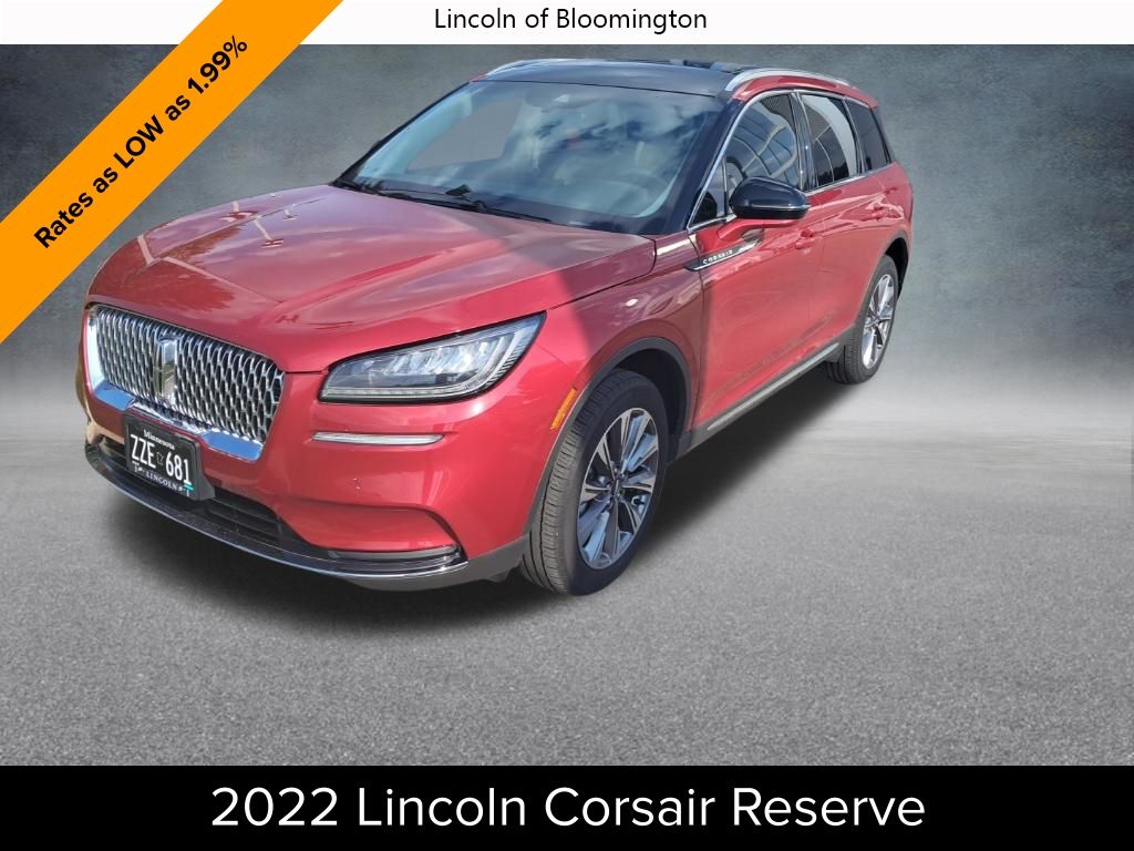 Red Carpet Metallic Tinted Clearcoat 2022 Lincoln Corsair Reserve AWD SUV / Crossover All-Wheel Drive 8-Speed Automatic
