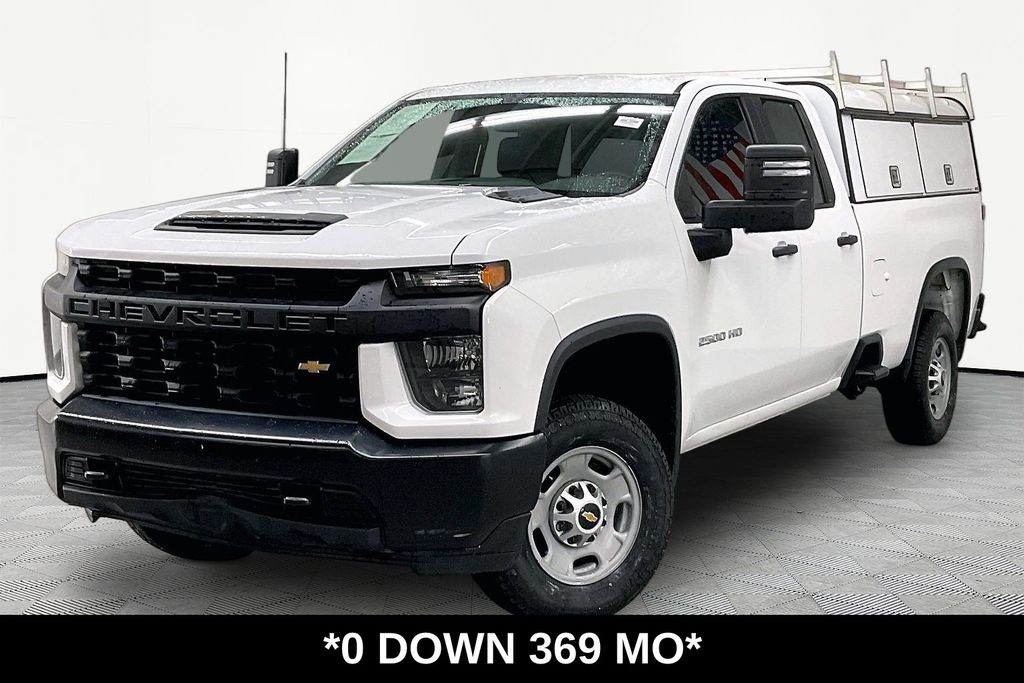Summit White 2022 Chevrolet Silverado 2500HD Work Truck Double Cab RWD Pickup Truck 4X2 6-Speed Automatic