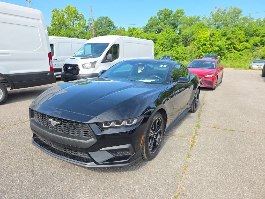 Shadow Black 2024 Ford Mustang EcoBoost Premium Fastback RWD Coupe Rear-Wheel Drive Automatic