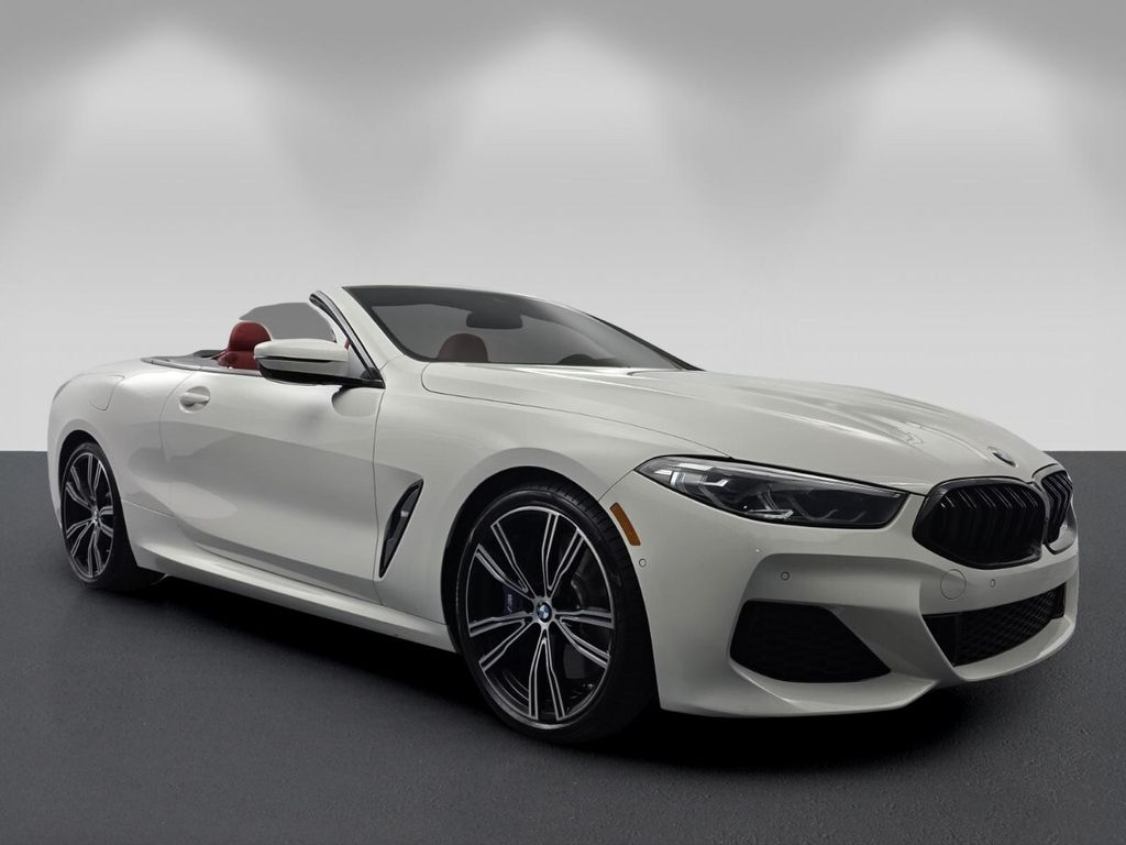 Alpine White 2022 BMW 8 Series Convertible Rear-Wheel Drive 8-Speed Automatic