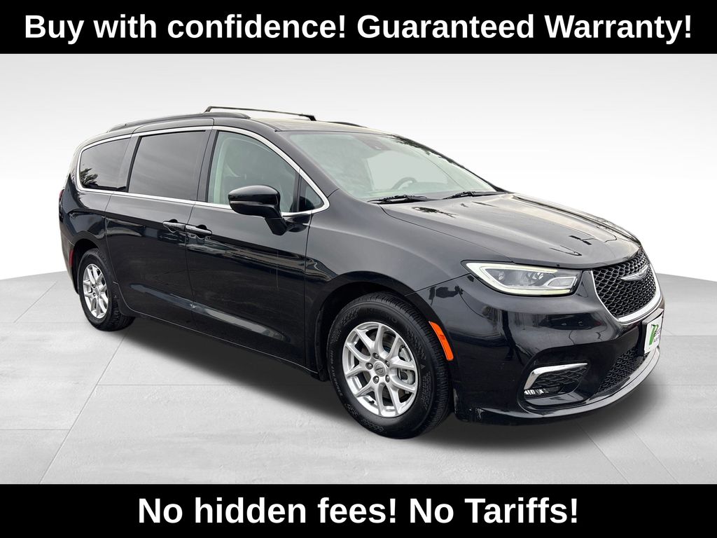 Brilliant Black Crystal Pearlcoat 2022 Chrysler Pacifica Touring L FWD Minivan Front-Wheel Drive 9-Speed Automatic