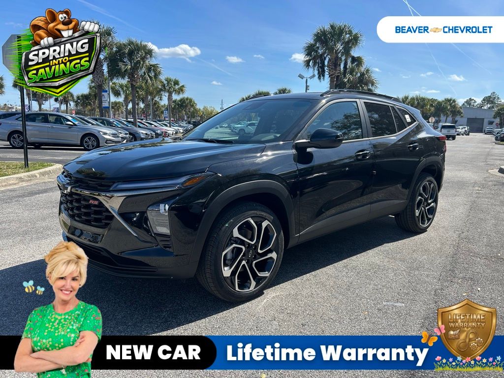 Black Metallic 2026 Chevrolet Trax RS with 2RS FWD SUV / Crossover Front-Wheel Drive 6-Speed Automatic