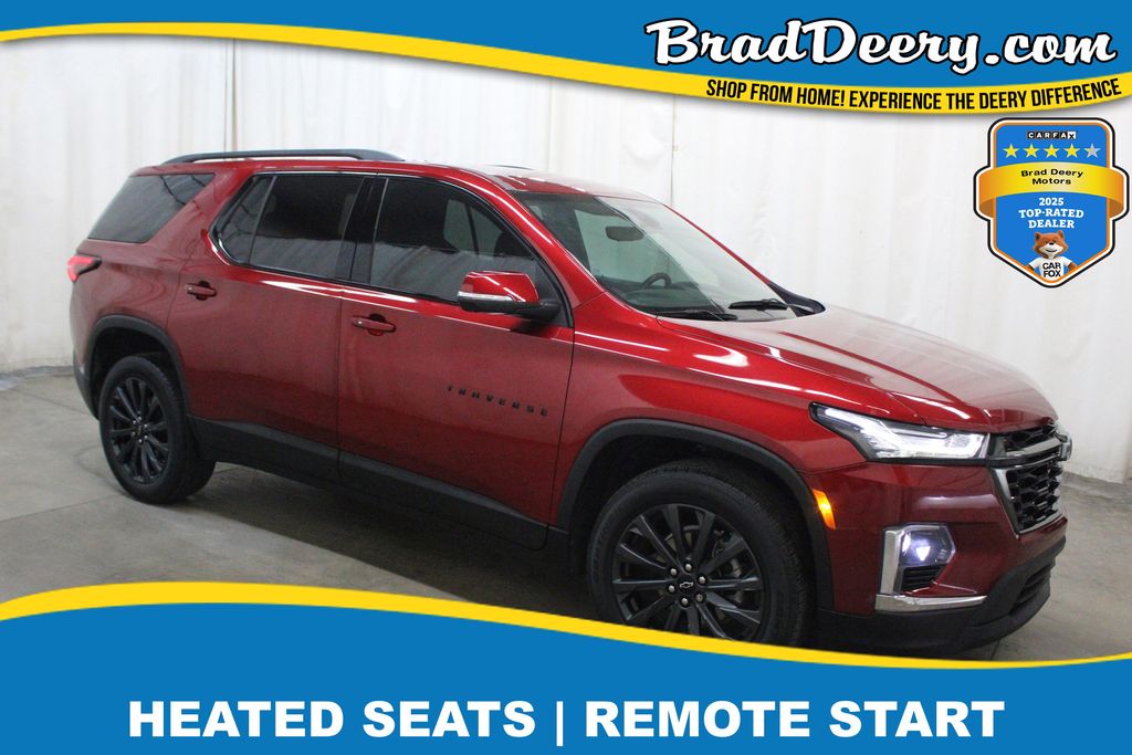 Radiant Red Tintcoat 2023 Chevrolet Traverse RS FWD SUV / Crossover Front-Wheel Drive 9-Speed Automatic