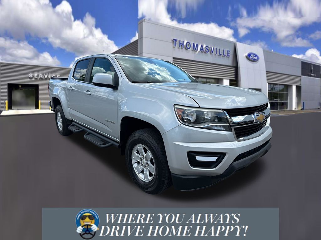 Silver Ice Metallic 2017 Chevrolet Colorado Work Truck Crew Cab RWD Pickup Truck 4X2 8-Speed Automatic