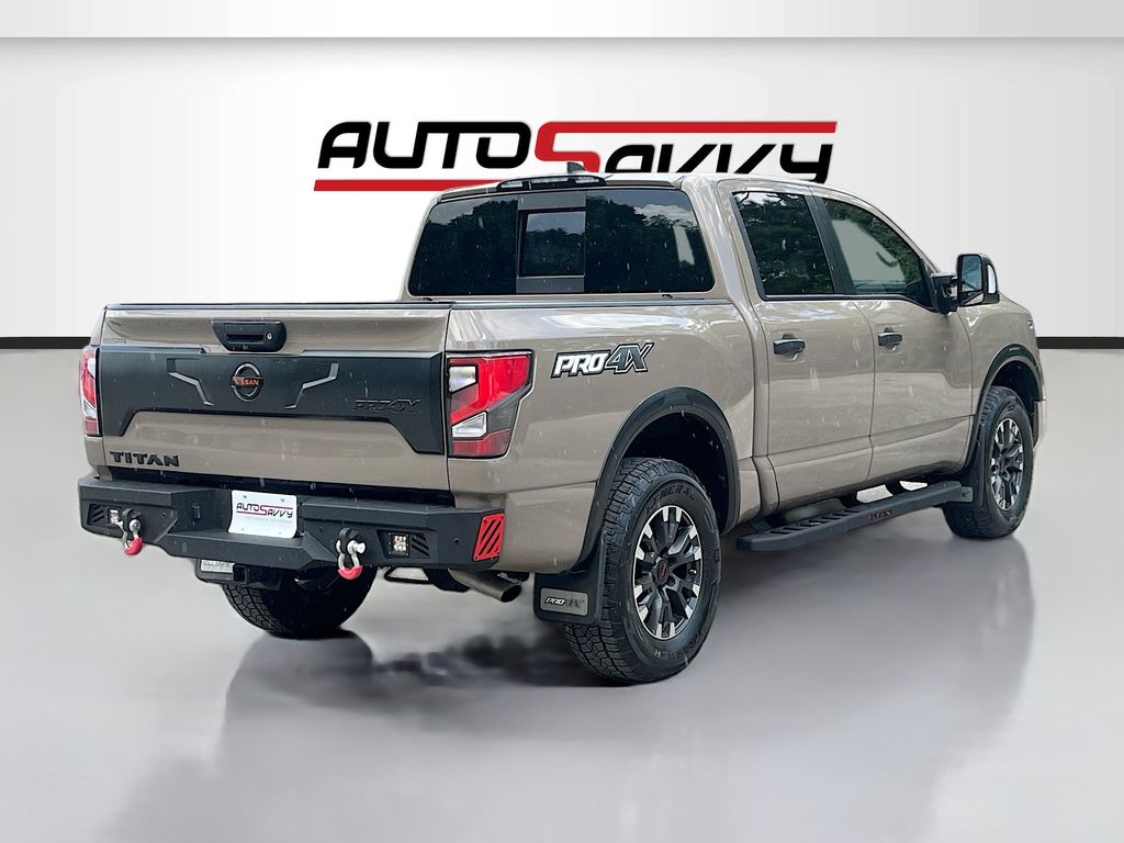2024 Nissan Titan PRO-4X Beige at AutoSavvy Houston Northwest