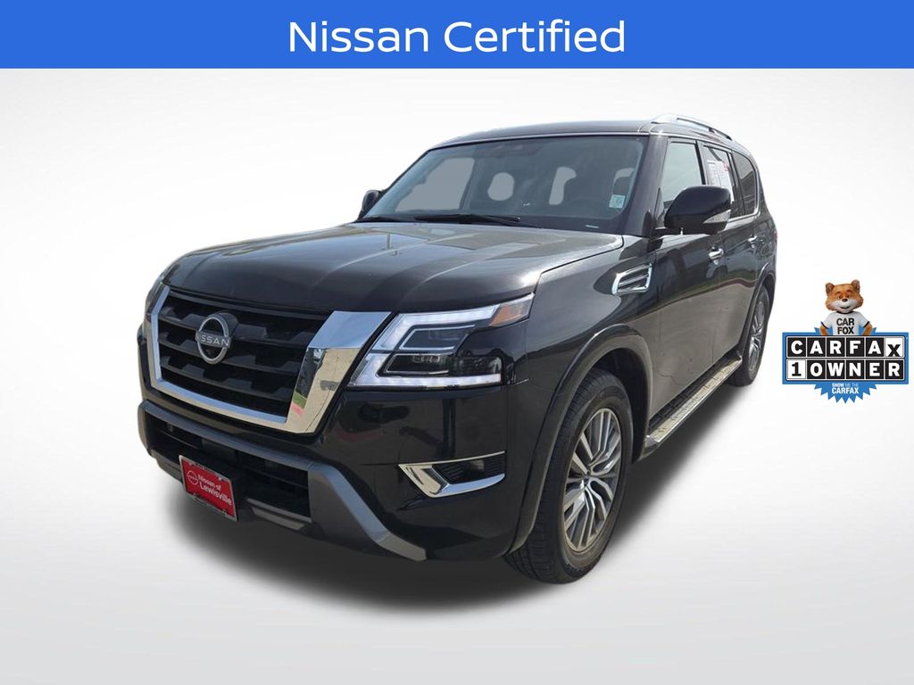 Super Black 2024 Nissan Armada SL 4WD SUV / Crossover Four-Wheel Drive 7-Speed Automatic