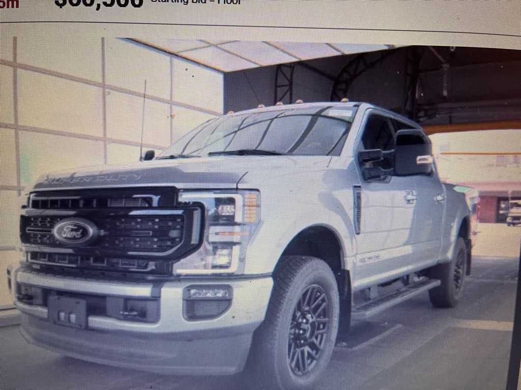 Silver Metallic 2022 Ford F-250 Super Duty Pickup Truck Four-Wheel Drive Automatic