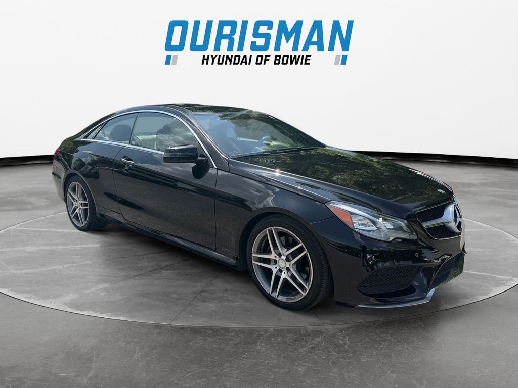 Black 2017 Mercedes-Benz E-Class Coupe Rear-Wheel Drive 7-Speed Automatic