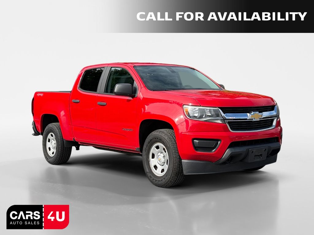 Red Hot 2018 Chevrolet Colorado Pickup Truck Four-Wheel Drive 8-Speed Automatic