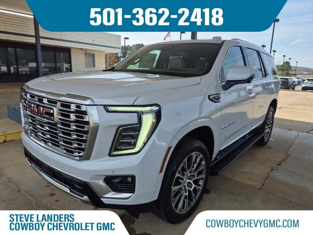 Glacier White Tricoat 2026 GMC Yukon Denali 4WD SUV / Crossover Four-Wheel Drive