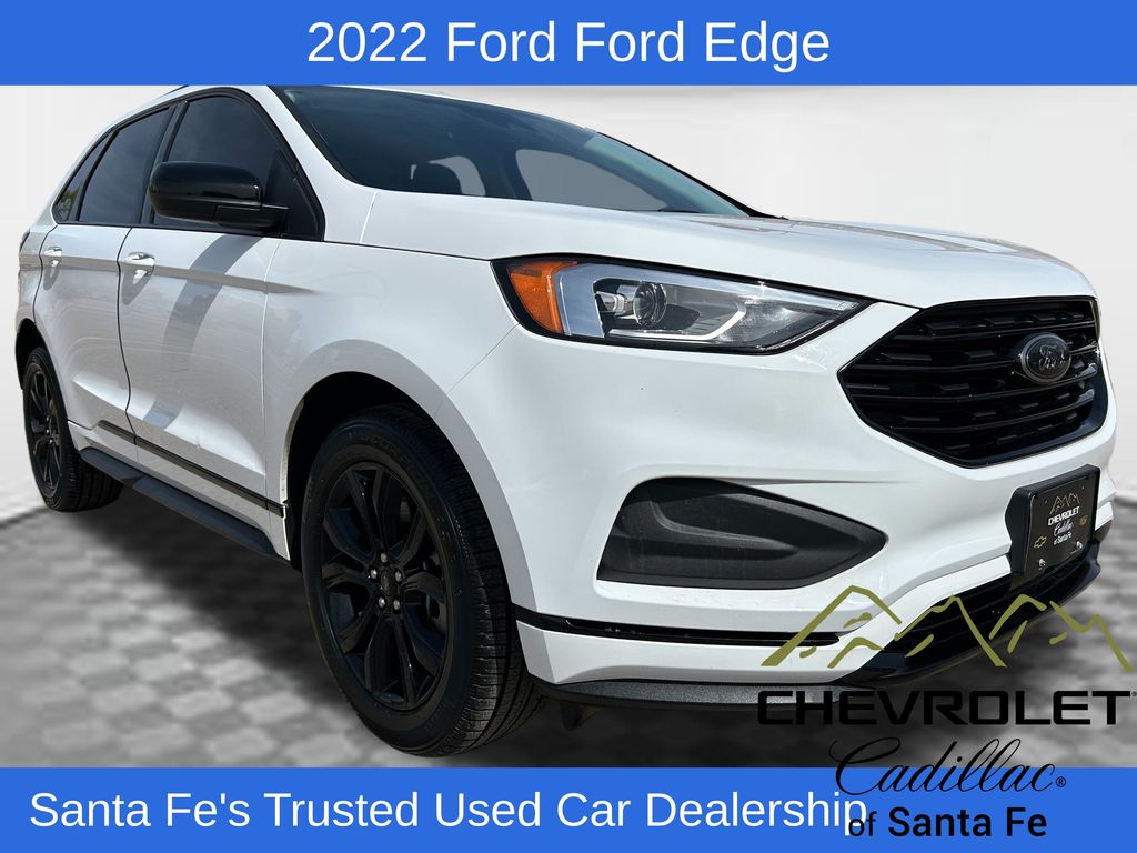 Oxford White 2022 Ford Edge SUV / Crossover All-Wheel Drive 8-Speed Automatic