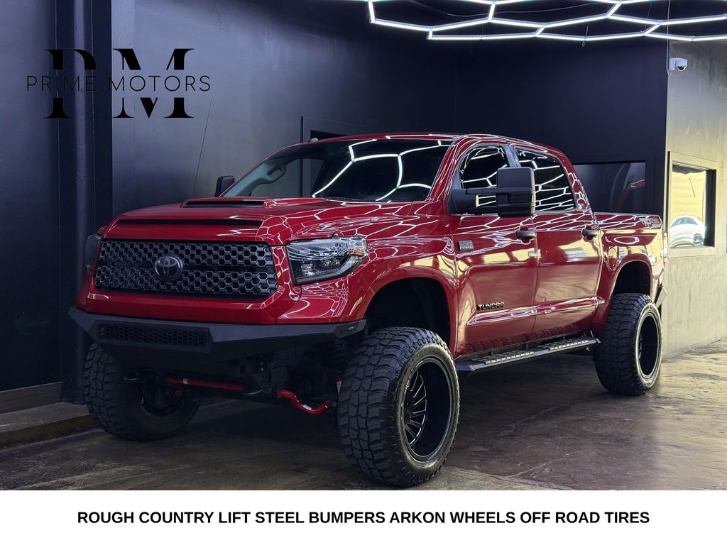 Barcelona Red Metallic 2019 Toyota Tundra Pickup Truck Four-Wheel Drive 6-Speed Automatic