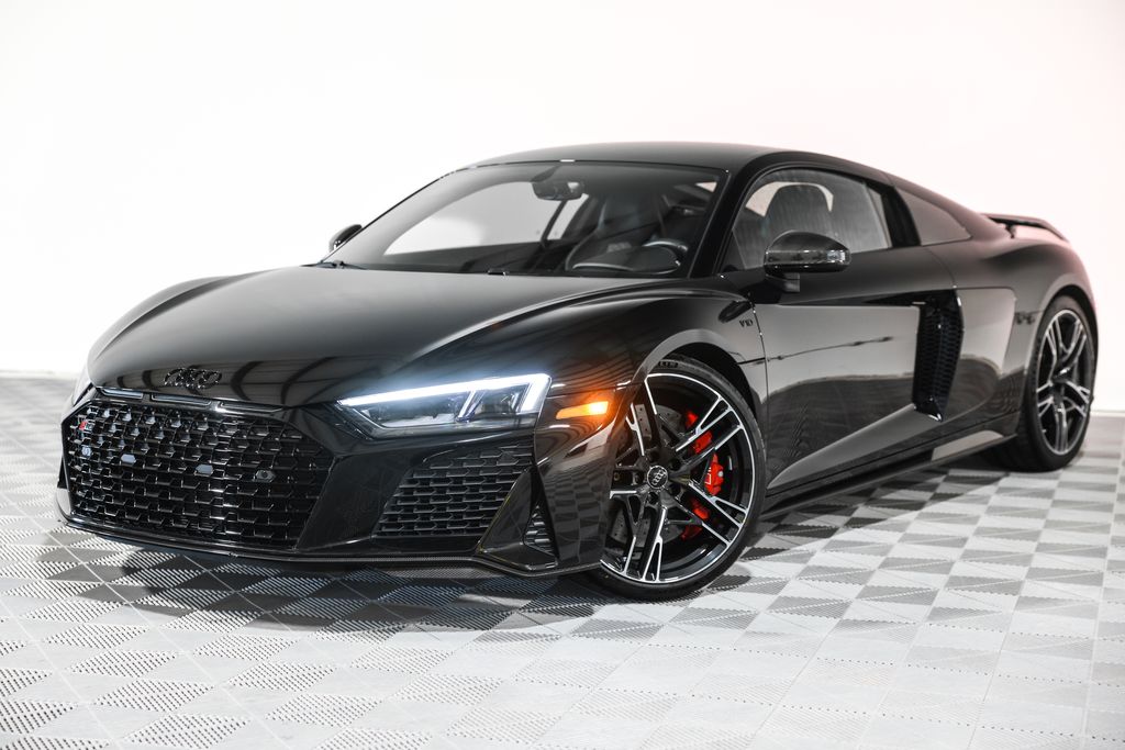 Black Metallic 2020 Audi R8 Coupe All-Wheel Drive 7-Speed Automatic