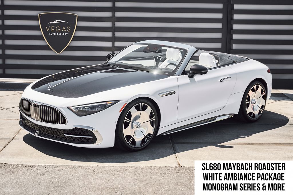 MANUFAKTUR Moonlight White Magno 2026 Mercedes-Benz SL-Class Convertible All-Wheel Drive 9-Speed Automatic