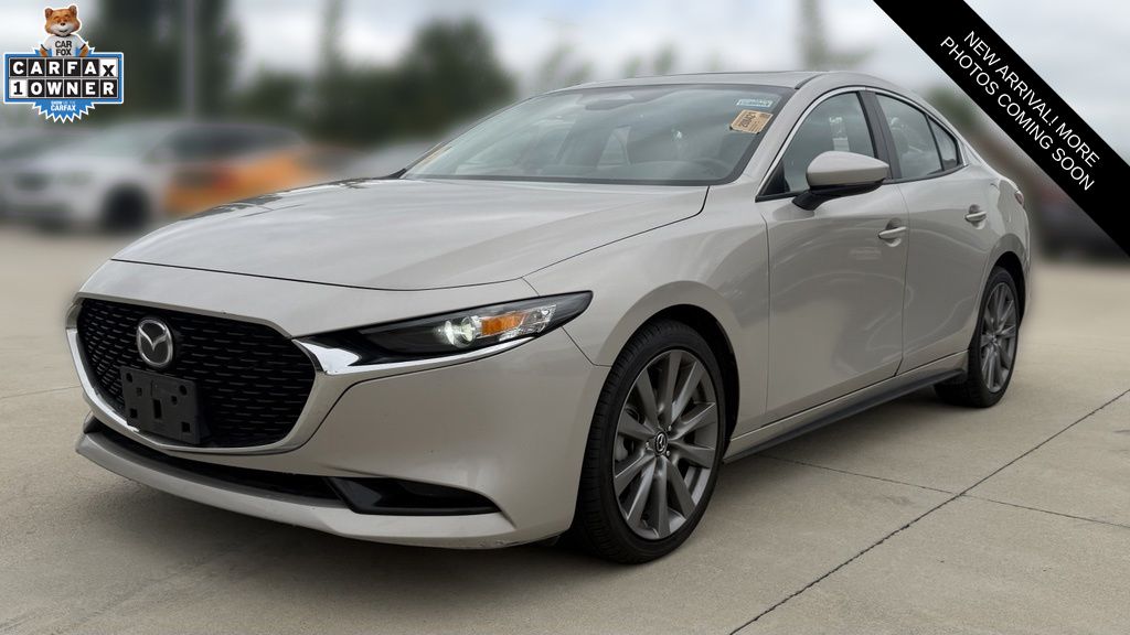 Gray (Platinum Quartz Metallic) 2024 Mazda MAZDA3 Sedan Front-Wheel Drive 6-Speed Automatic