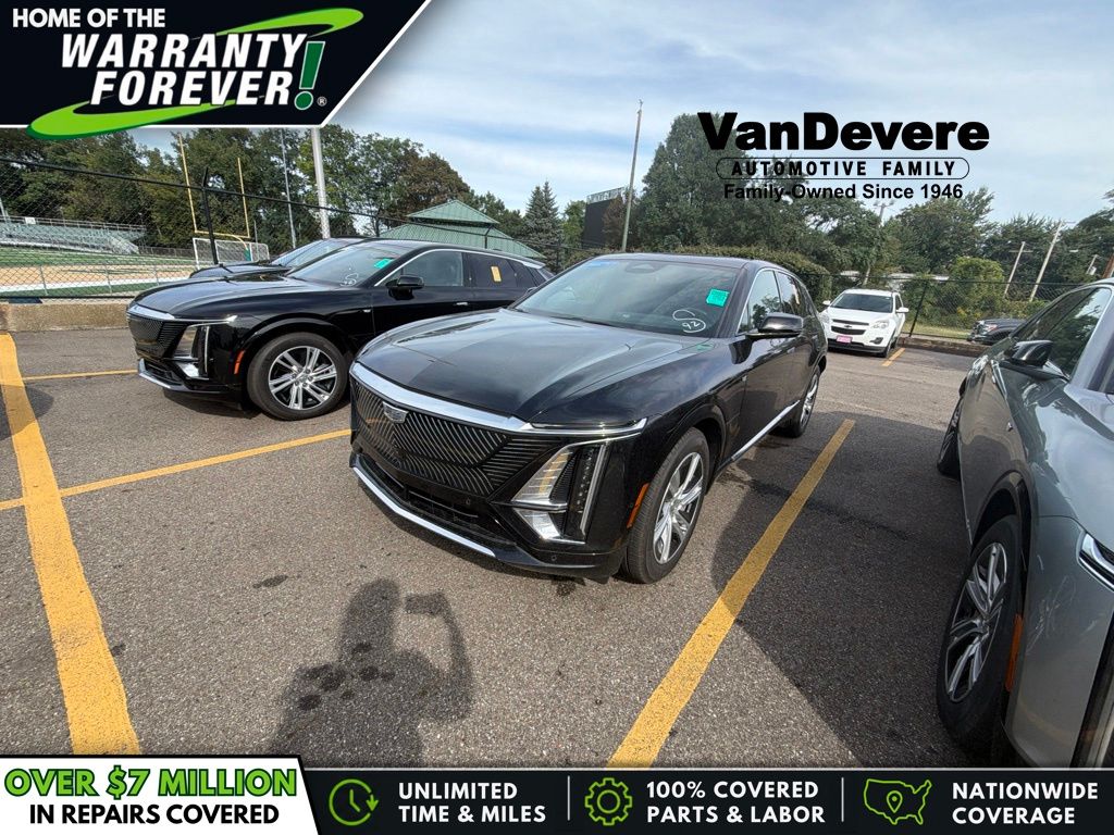 Stellar Black Metallic 2024 Cadillac LYRIQ SUV / Crossover All-Wheel Drive 1-Speed Automatic