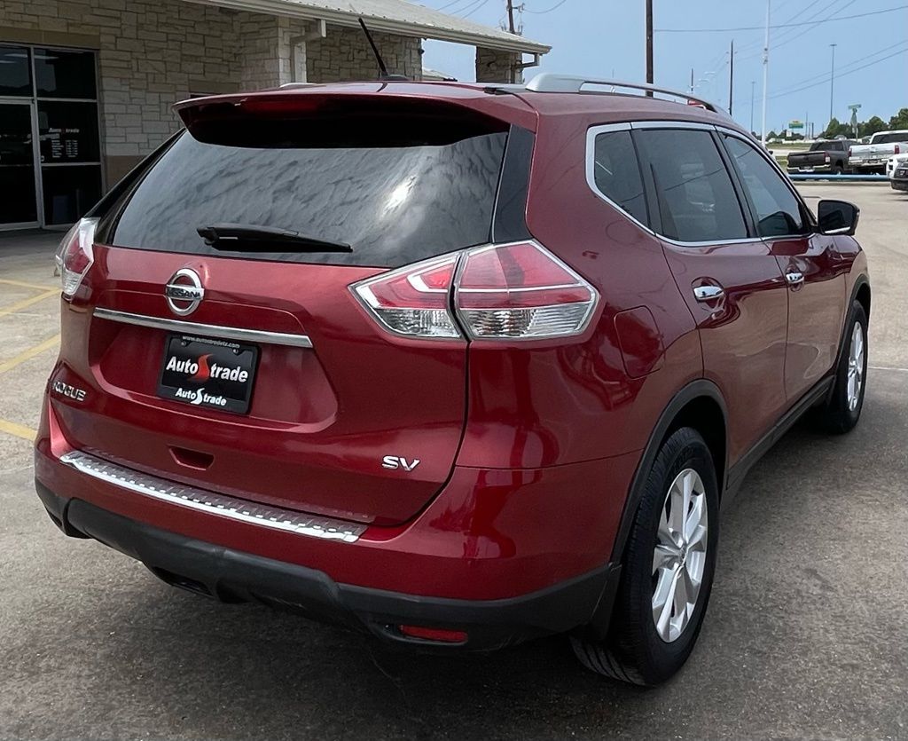 2016 Nissan Rogue SV Red at DeMontrond Gulf Freeway