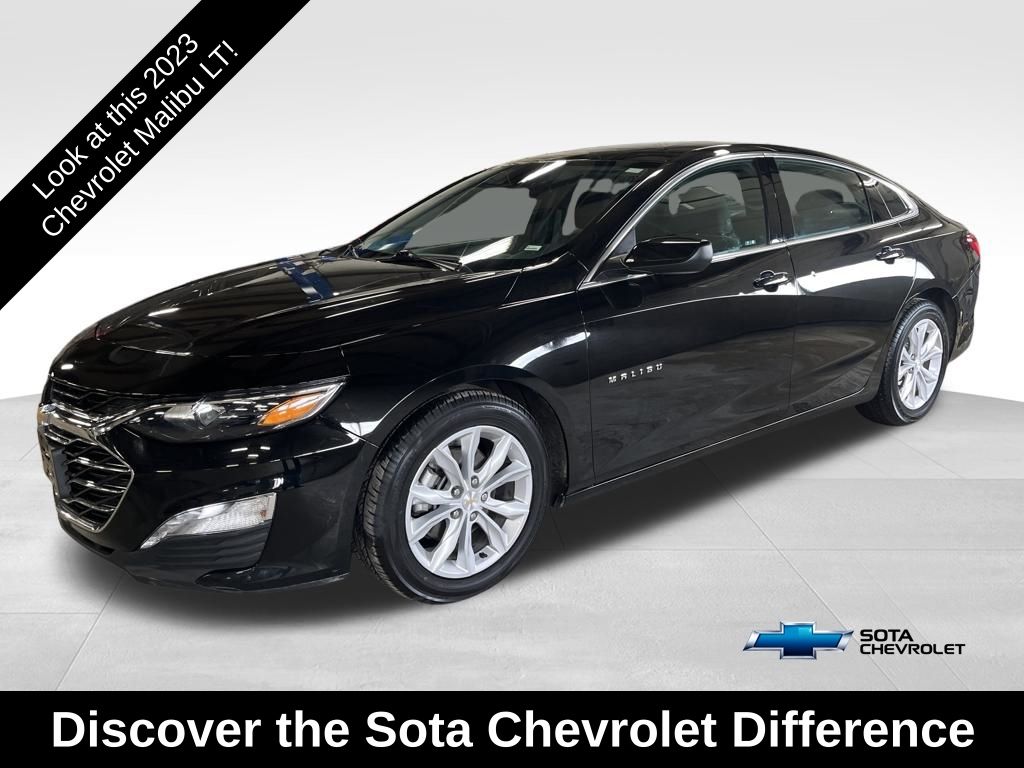 Mosaic Black Metallic 2023 Chevrolet Malibu LT with 1LT FWD Sedan Front-Wheel Drive Continuously Variable Transmission