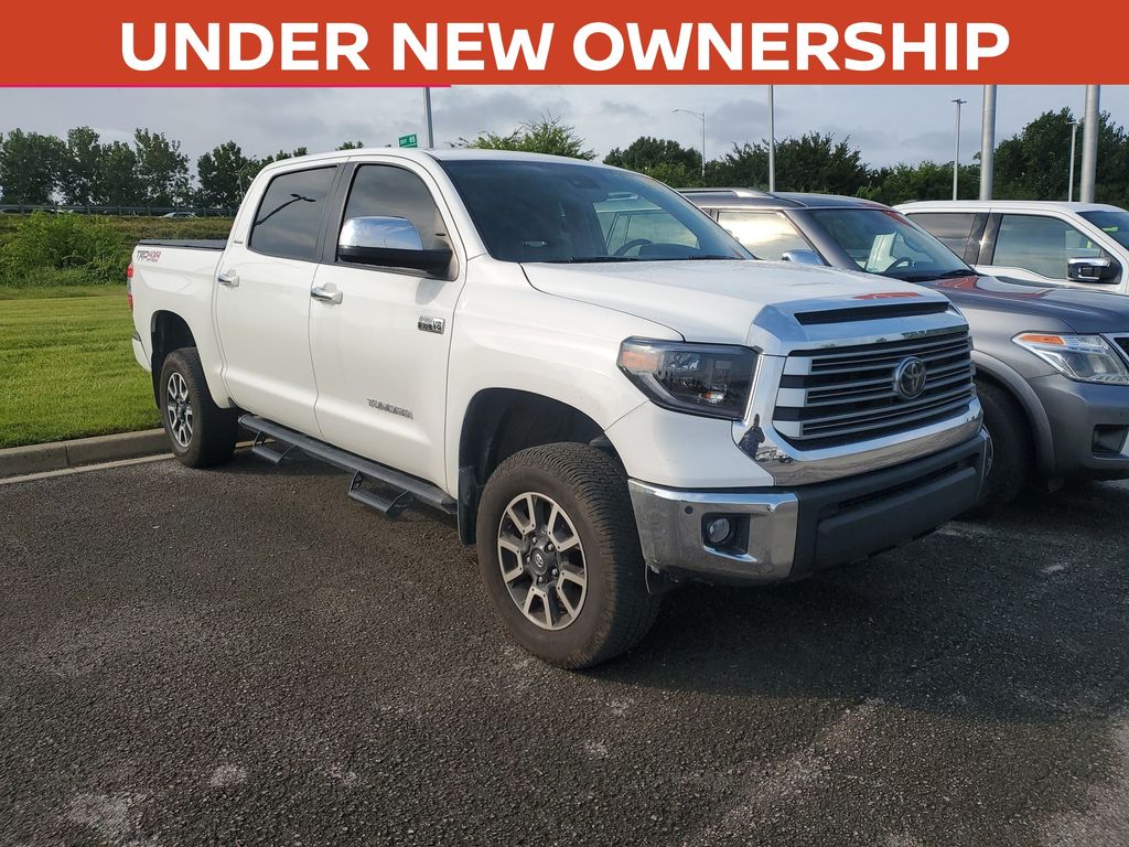 Super White 2021 Toyota Tundra Pickup Truck Four-Wheel Drive 6-Speed Automatic
