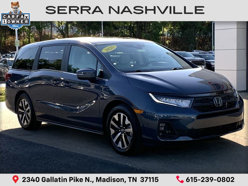 Blue 2025 Honda Odyssey Minivan Front-Wheel Drive Automatic