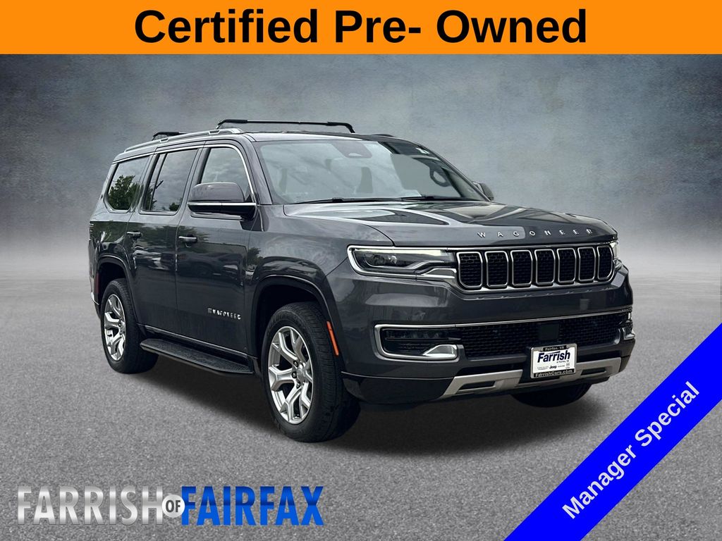 Baltic Gray Metallic Clearcoat 2022 Jeep Wagoneer Series II 4WD SUV / Crossover Four-Wheel Drive 8-Speed Automatic