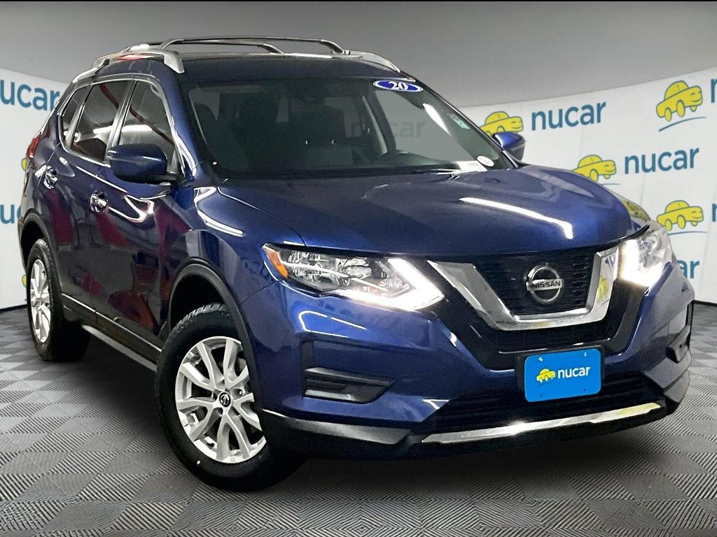 Caspian Blue Metallic 2020 Nissan Rogue SUV / Crossover All-Wheel Drive Continuously Variable Transmission