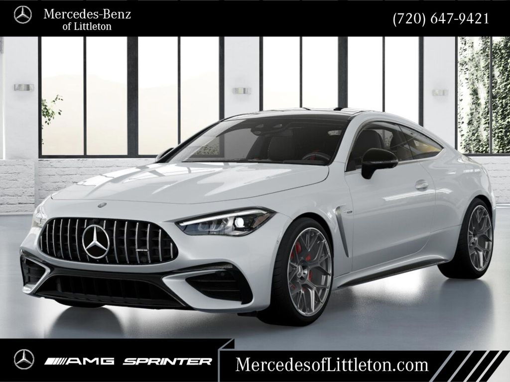 MANUFAKTUR Moonlight White Metallic 2026 Mercedes-Benz CLE AMG CLE 53 4MATIC Coupe All-Wheel Drive 9-Speed Automatic