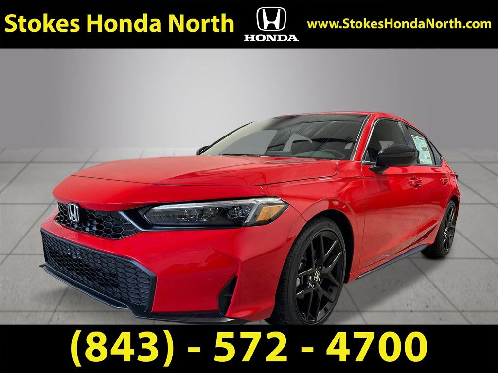 2026 Honda Civic Sport Red at Stokes Honda North